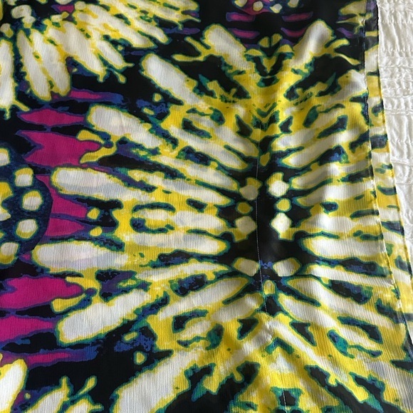 V. Fraas  Coverup/wrap with butterfly sleeves colorful Size OS - Picture 5 of 8